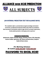 ALLIANCE HIGH 2025 KCSE PREDICTION.pdf